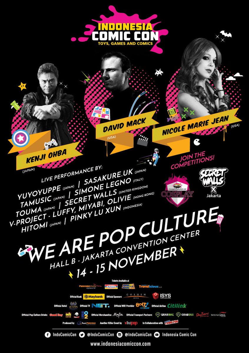 Indonesia Comic Con (ICC) 14-15 nov 2015 at JCC <a href="/IndoComicCon/">Indonesia Comic Con</a>