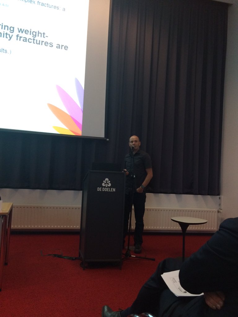 CarrolTerleth's tweet photo. Nu bij sessie Fracture Rehabilitation door #Adelantezorg "Prometheus-team" https://t.co/aDOvTe0ETs