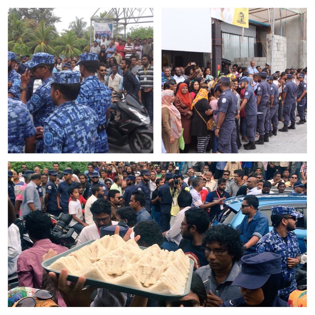 abdulla_shahid's tweet photo. Many arrested including journalists at the afternoon #KulliKalheh #EmergencyCuppa at MDP Haruge https://t.co/BuJLDcMsOj