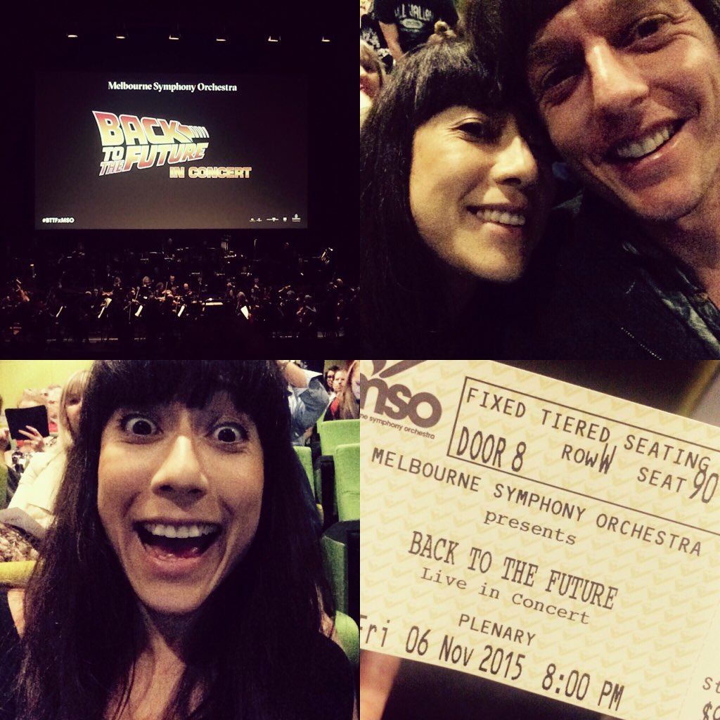 What a spectacular night #BTTFxMSO Awesomeness to the max! Thank you <a href="/MelbSymphony/">Melbourne Symphony Orchestra</a> #1.21gigawatts #BTTF