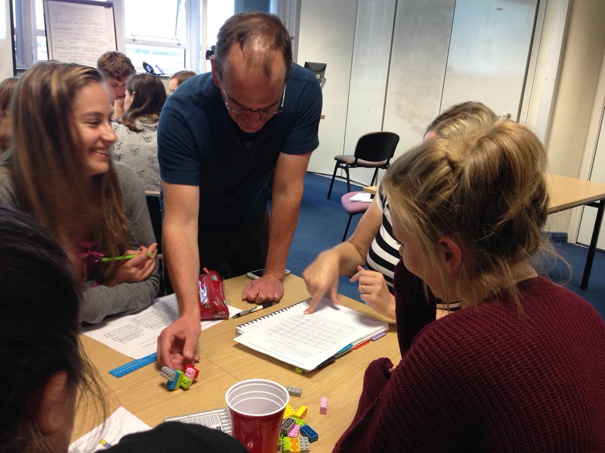PsychBangor's tweet photo. Prof R Ward providing insights into evolution &amp; genetics for L3 students using #LEGO ! https://t.co/HMDJcRLfQh