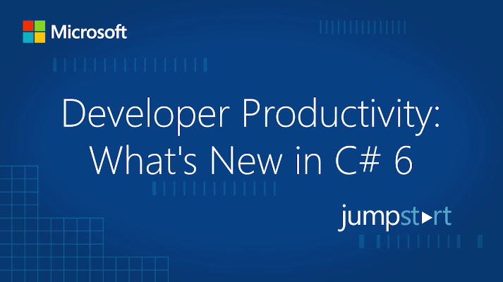 MSVirtAcademy's tweet photo. #WebDevs - Dive into productivity, error handling &amp; other new features in C# 6: https://t.co/MD0GlMzKhW #MSMVA https://t.co/cPrWTgY1C8