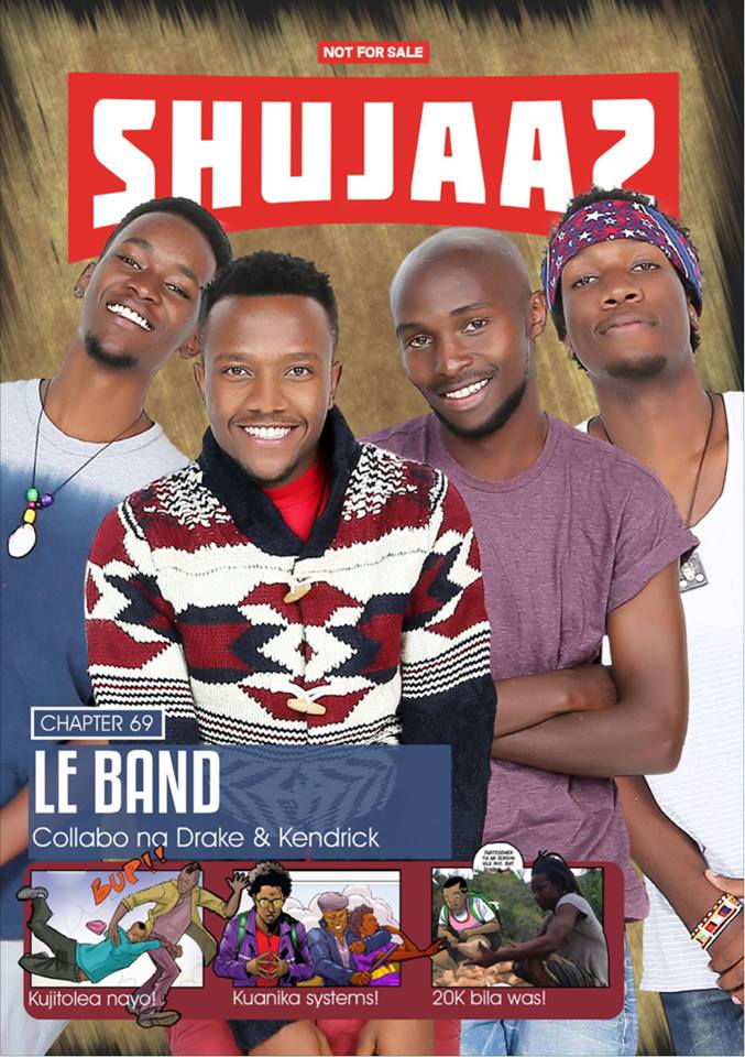 TheDJBoyie's tweet photo. #Shujaaz pata copy yako ya #chapta #69 kesho kwa stallz za #mpesa na kwa #SaturdayNation #RT #LeBand https://t.co/XRlHh9EuDL