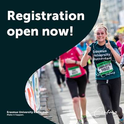 Join us in the Erasmus Charity Run in next year’s Rotterdam marathon erasmuscharityrun.nl