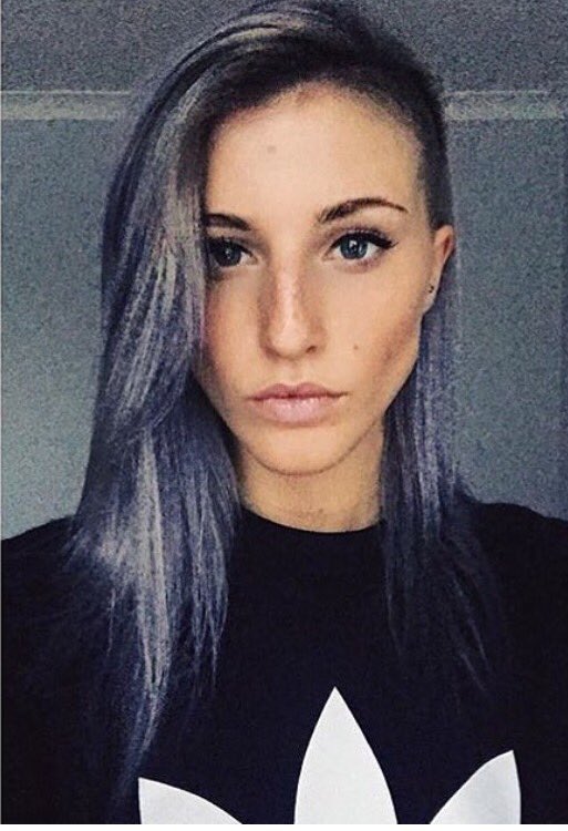SugarCubedDub's tweet photo. All hail @mandydarcyx for this amazing denim colour look - wow! #StyledBySugarCulture #DenimHair https://t.co/PPF60hxNtL