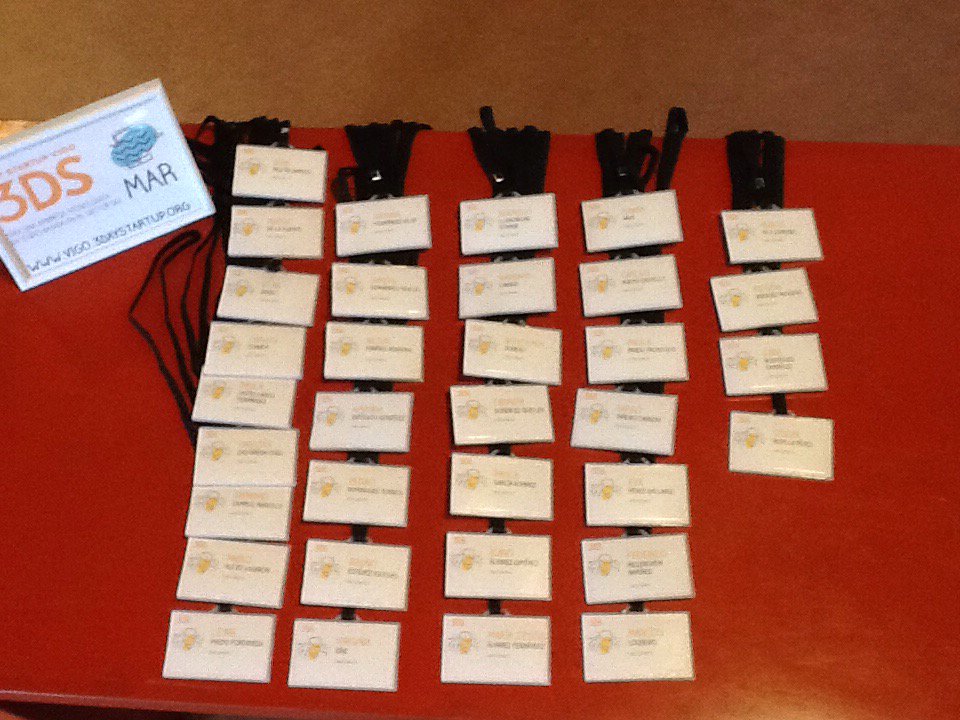 3DSVigo's tweet photo. Todo preparado!! Os esperamos!! #3DSVigoMar15 #emprendedores Fin de semana intenso!! https://t.co/jGjTCdRxnQ