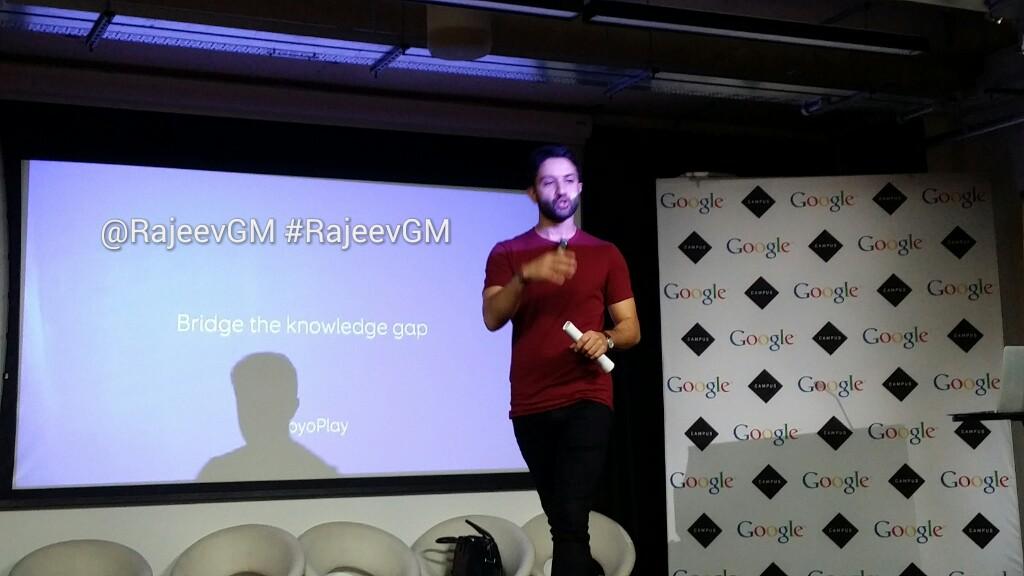 rajeevgm's tweet image. #yoyoplay&amp;gt;@yoyowallet launches 1st  #playground ahead of #Hackathon at #Google #CampusLondon