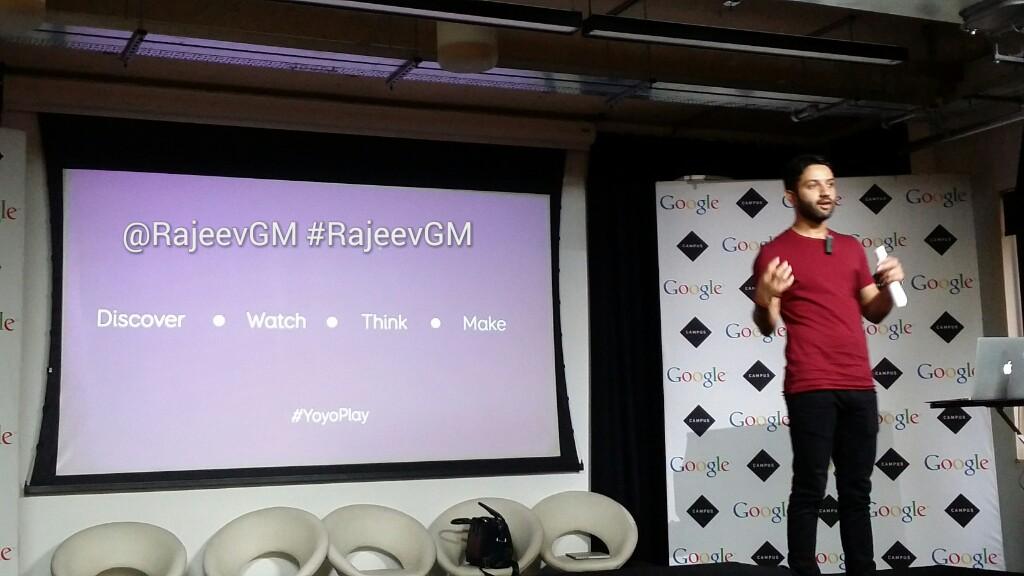 rajeevgm's tweet image. #yoyoplay&amp;gt;@yoyowallet launches 1st  #playground ahead of #Hackathon at #Google #CampusLondon