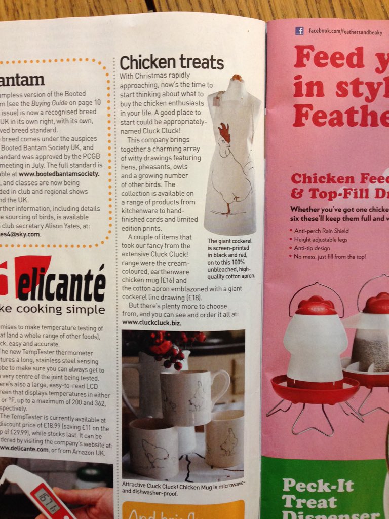 CluckSuffolk's tweet photo. Great piece on #Christmas treats for #chicken lovers in this months @PracticlPoultry thanks ! https://t.co/aXr61h74MO