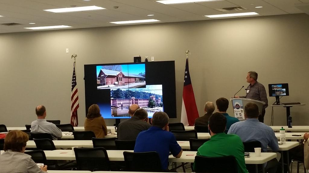 GABikes's tweet image. .@lmauricec on @newtontrails work to create network of rail-trails #GBS2015