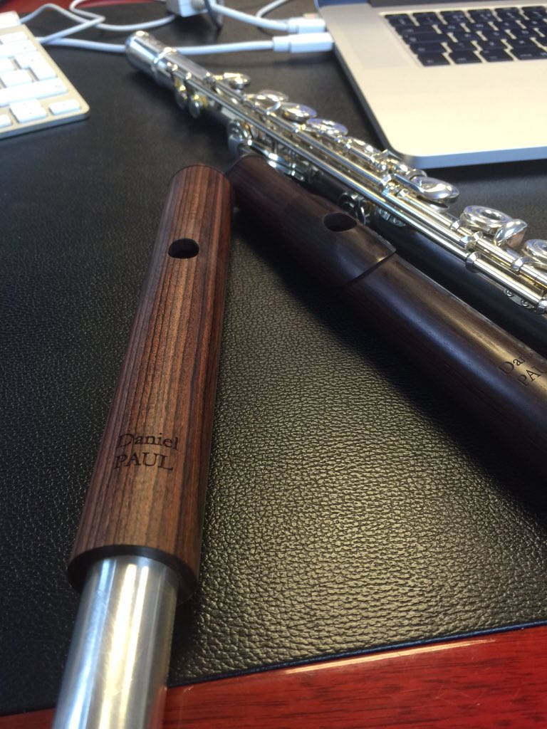 Testing some wonderful wooden heads by Daniel Paul...the Kingwood without lip is simply devine...