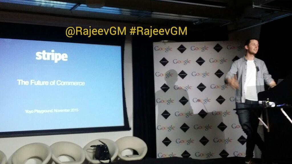 rajeevgm's tweet image. #YoYoPlay&amp;gt;@Stripe's @JamesAllgrove on #future of #commerce b4 @yoyowallet #hackathon at #CampusLondon