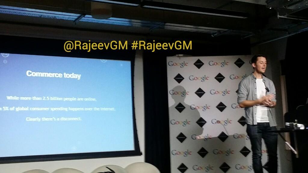 rajeevgm's tweet image. #YoYoPlay&amp;gt;@Stripe's @JamesAllgrove on #future of #commerce b4 @yoyowallet #hackathon at #CampusLondon