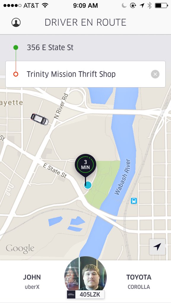 One hour before I leave the Midwest. Got to get that thrift on.