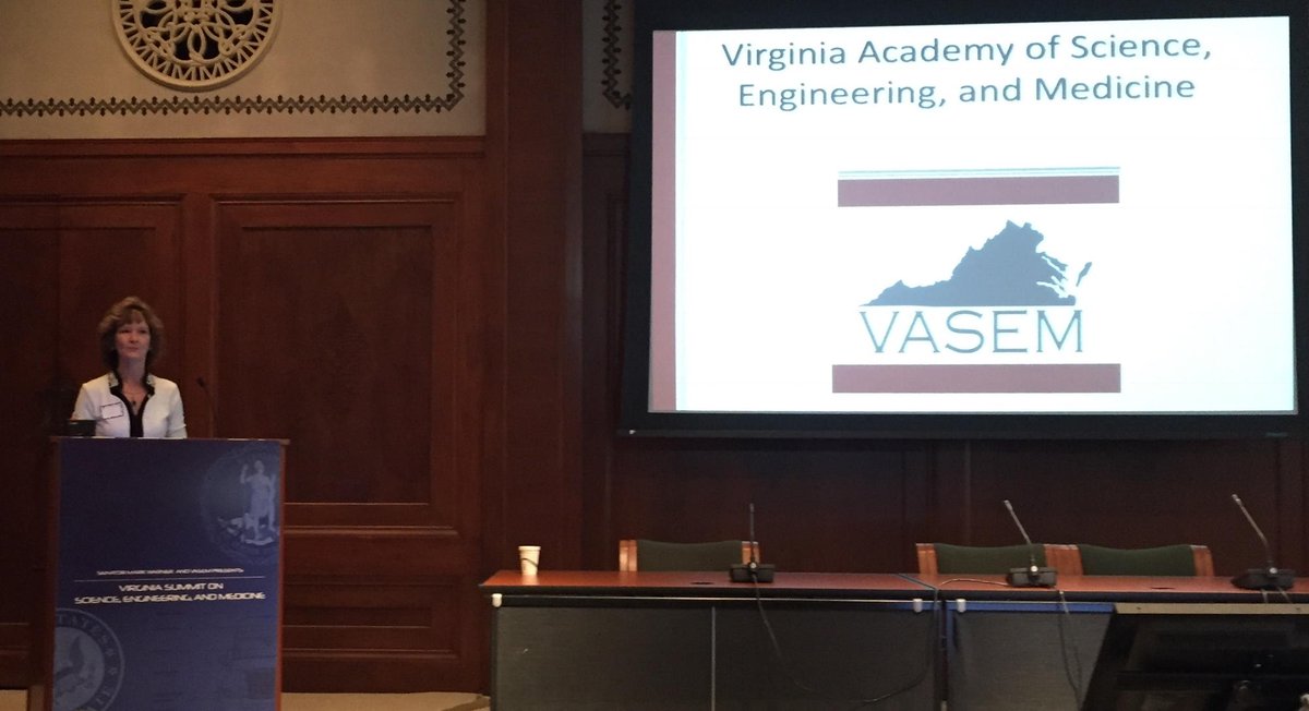 VTSandsman's tweet photo. Secretary of Tech @kareninva setting the stage for today's #VASEM session on #UAS (OK, "drones"). https://t.co/UV2KkZD7Vs