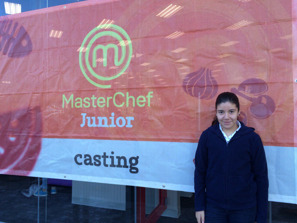 @Majo_JuniorChef lista para el casting de #MasterChefMX Junior #Puebla