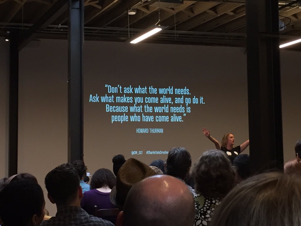 erikalcarney's tweet photo. Ask what makes you come alive, and go do it. #cmwork https://t.co/iHynJ8S74R