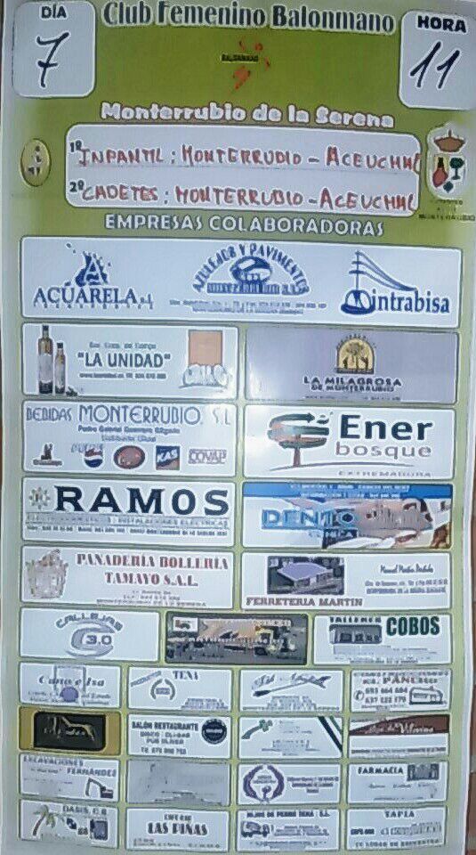 BalonmanoMonter's tweet photo. Nuestras chicas infantiles y cadetes comienzan mañana la liga contra @BMACEUCHAL ¡Os Esperamos! https://t.co/uECfrOvfxQ