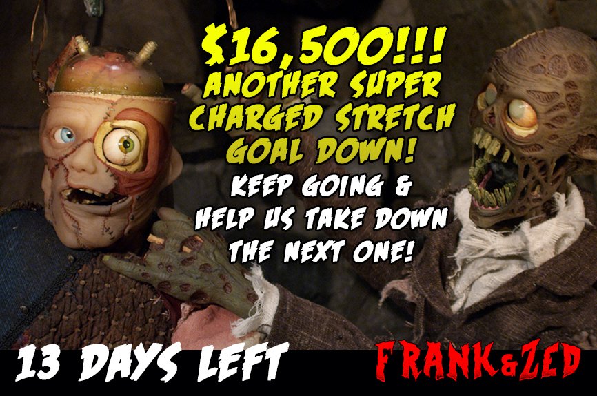 ycfspodcast's tweet photo. Congrats to @puppetcorefilms for taking out two stretch goals in one day! Keep it up! https://t.co/w6KJ1oucGg https://t.co/n7dhwWcifr