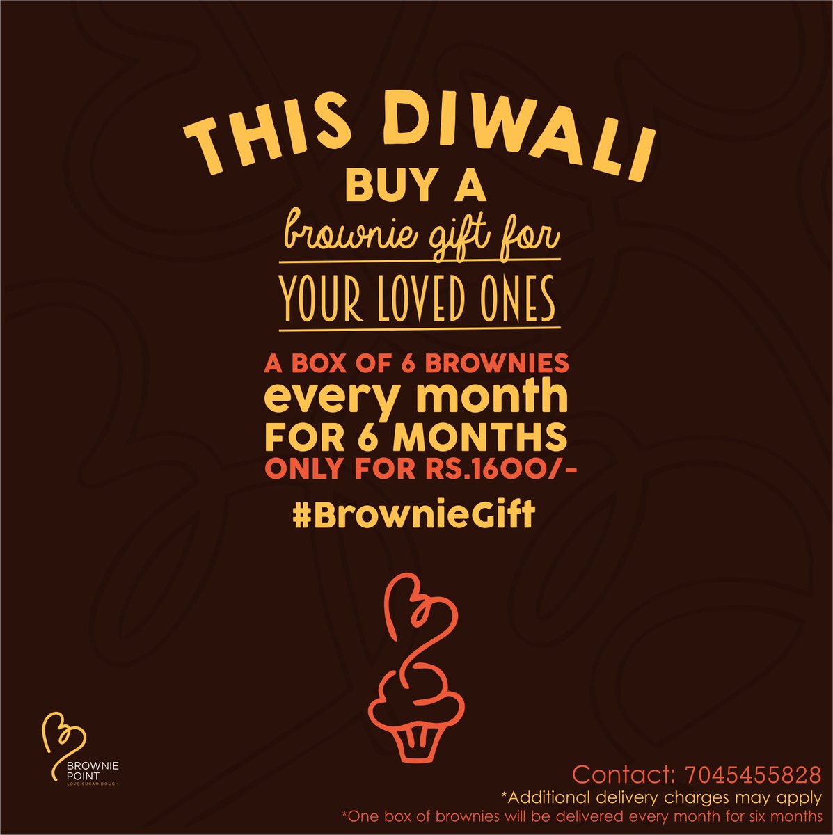 BrowniePtIndia's tweet photo. This Diwali pamper your loved ones with a #BrownieGift. https://t.co/lYzlNmbocx