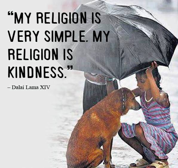 justine_elyse's tweet photo. My religion is very simple. My religion is #kindness -- @DalaiLama https://t.co/LuRRuJqCbH