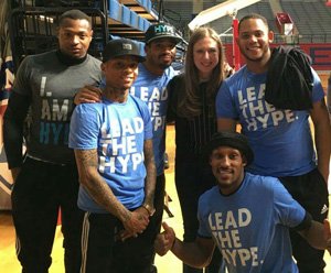 Rapping About Prevention at HYPE Summit with Chelsea Clinton in Philadelphia.