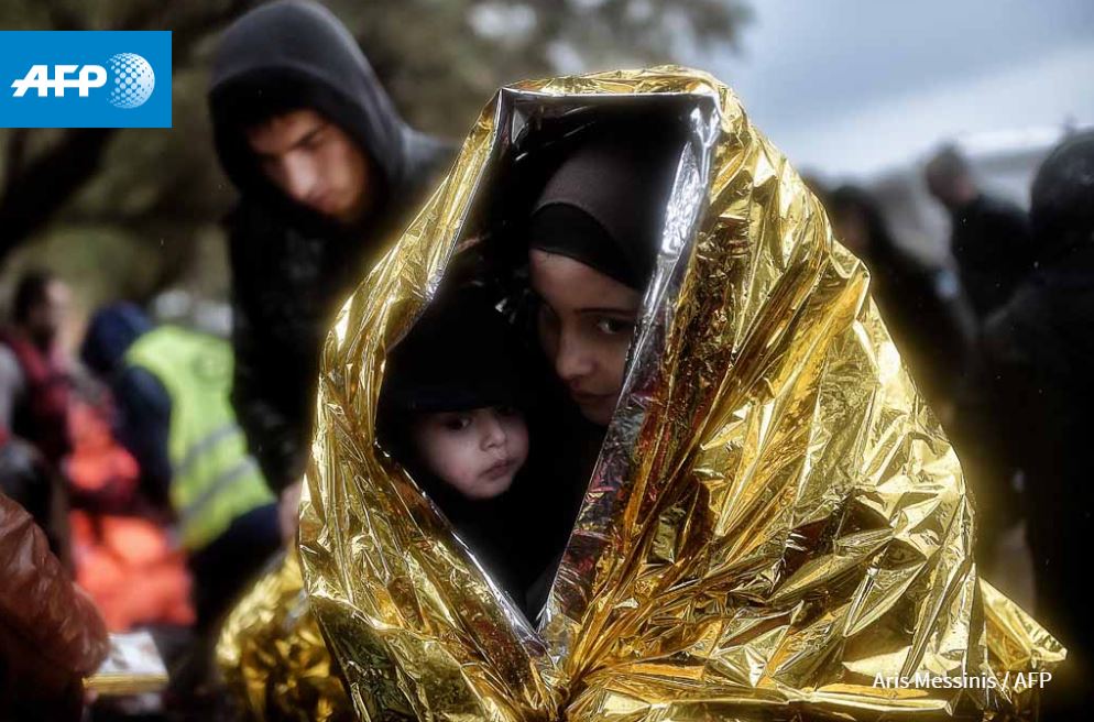War in peace. AFP photographer <a href="/ArisMessinis/">Aris Messinis</a> on working at the heart of the #migrantcrisis u.afp.com/Zfg2