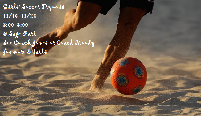 CoachMoodyMHS's tweet photo. Tryouts 11/16-11/20 3:00-5:00 @ Sage Park. See Coach Jones in P3 or Coach Moody in 214 for details. #MurphyPanthers https://t.co/9ovL600rOC