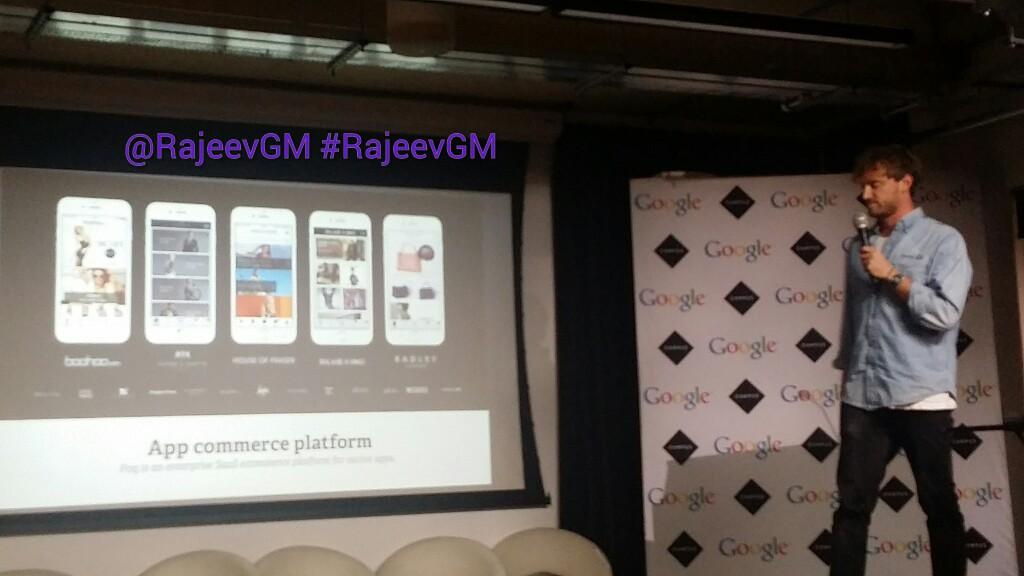 rajeevgm's tweet image. #yoyoplay&amp;gt;@MichaelLangguth talking about  @poqcommerce,#cloud,#apps,#payments at #CampusLondon