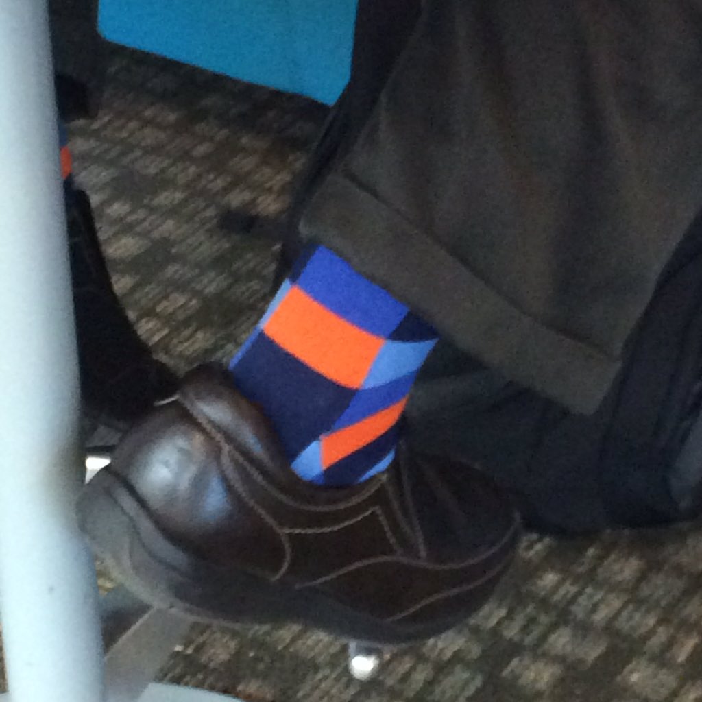 zachpettet's tweet photo. Best part of waking up is no longer Folgers in one's cup. It's @coreymohn's socks. #CAPScollisions #CAPSsocks https://t.co/ZAW8yWmuYD