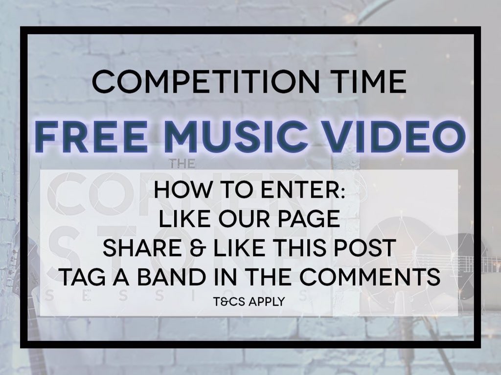 CornerstoneSTV's tweet photo. Competition time!! FREE MUSIC VIDEO.. Simple just follow the instructions.. Good luck!! #csslive https://t.co/f4KjesCO9S