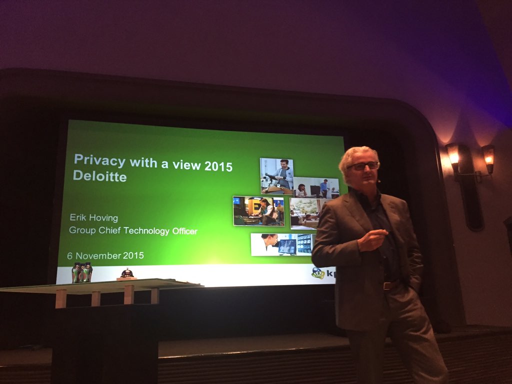 DonatelloPiras's tweet photo. And we're back in business! Key note van Erik Hoving. CTO van @KPN #pwav2015 https://t.co/s5c0zRtzDt