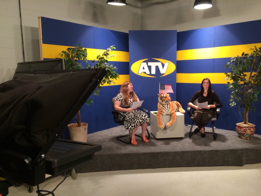 arlingtonTV's tweet photo. We've still got a show for you today tigers! Make sure to tune in during fifth period! https://t.co/4Y1eCXnEb1