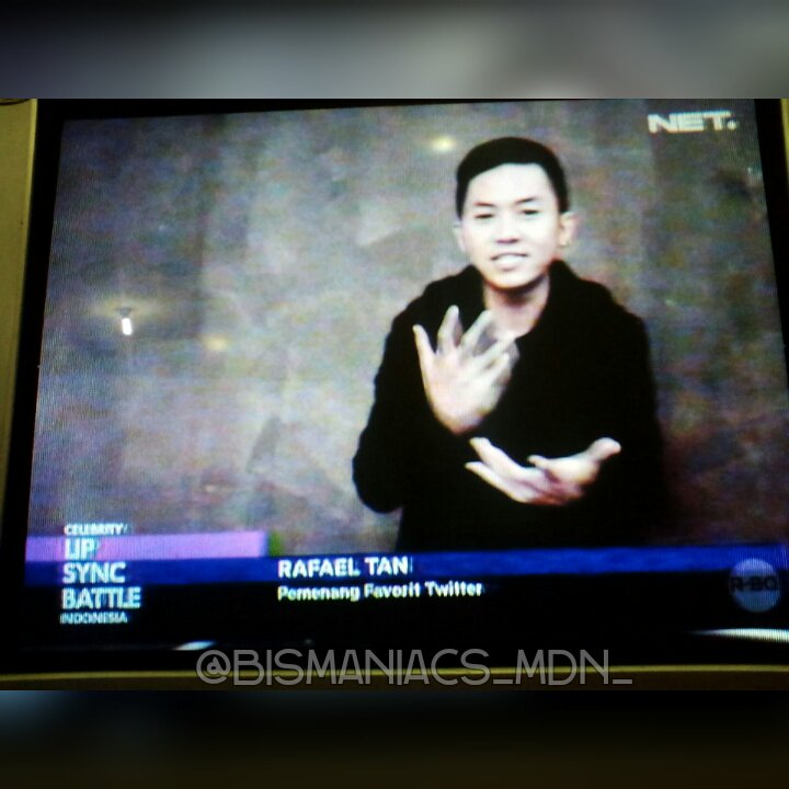 Perenjana_MDN's tweet image. #NETCLBI_Rafael #NETCLBI pemenang favorit twitter cc: @rafaell_16 @RAFLATAHUGS