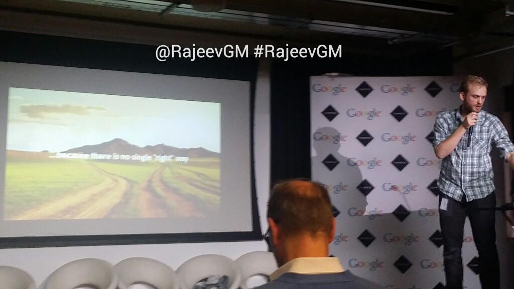 rajeevgm's tweet image. #yoyoplay&amp;gt;@TheAppBusiness talking about #DesignThinking &amp;amp; #Agile
#CampusLondon