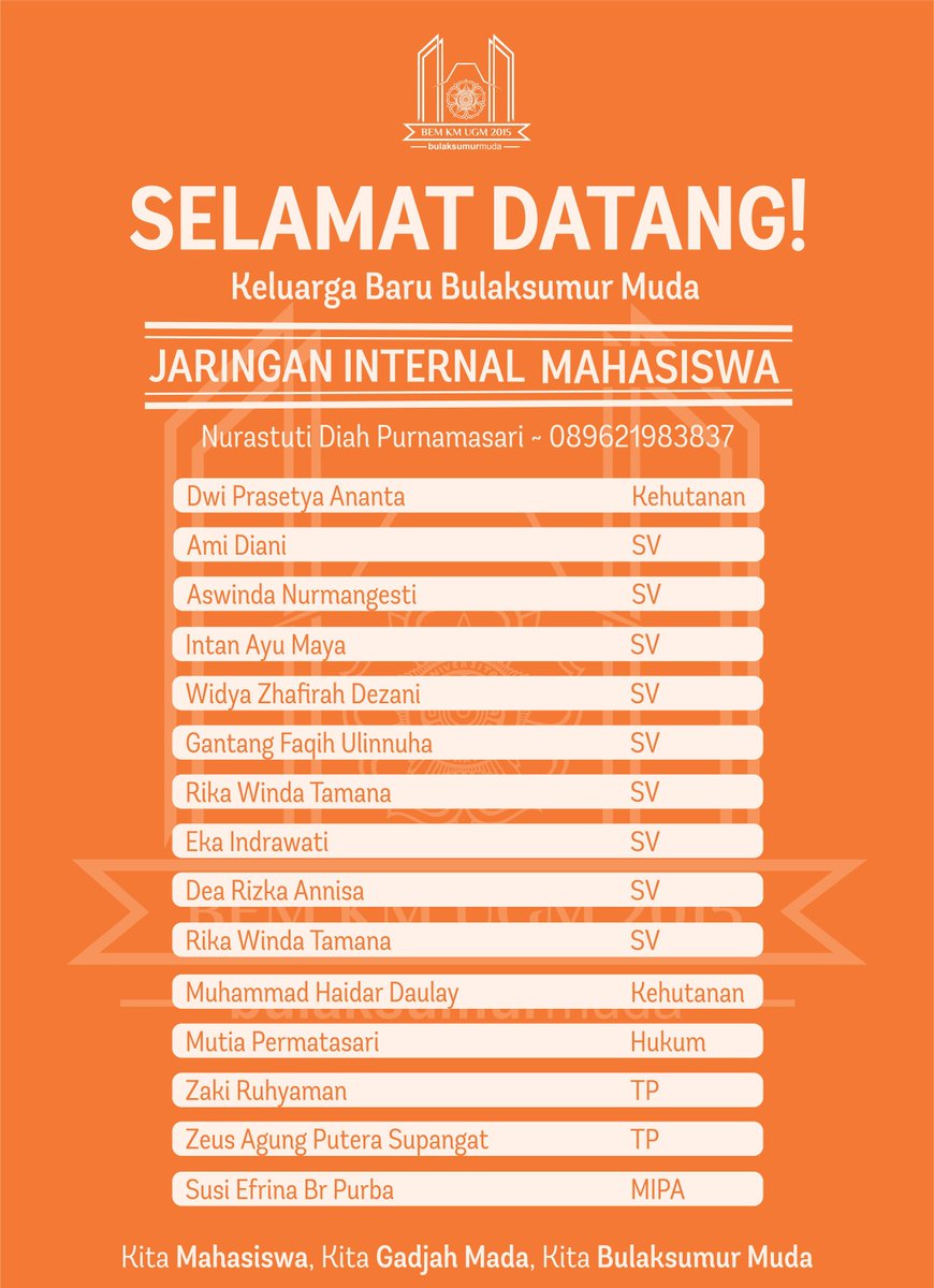 Ralat untuk Kementerian Jaringan Internal Mahasiswa