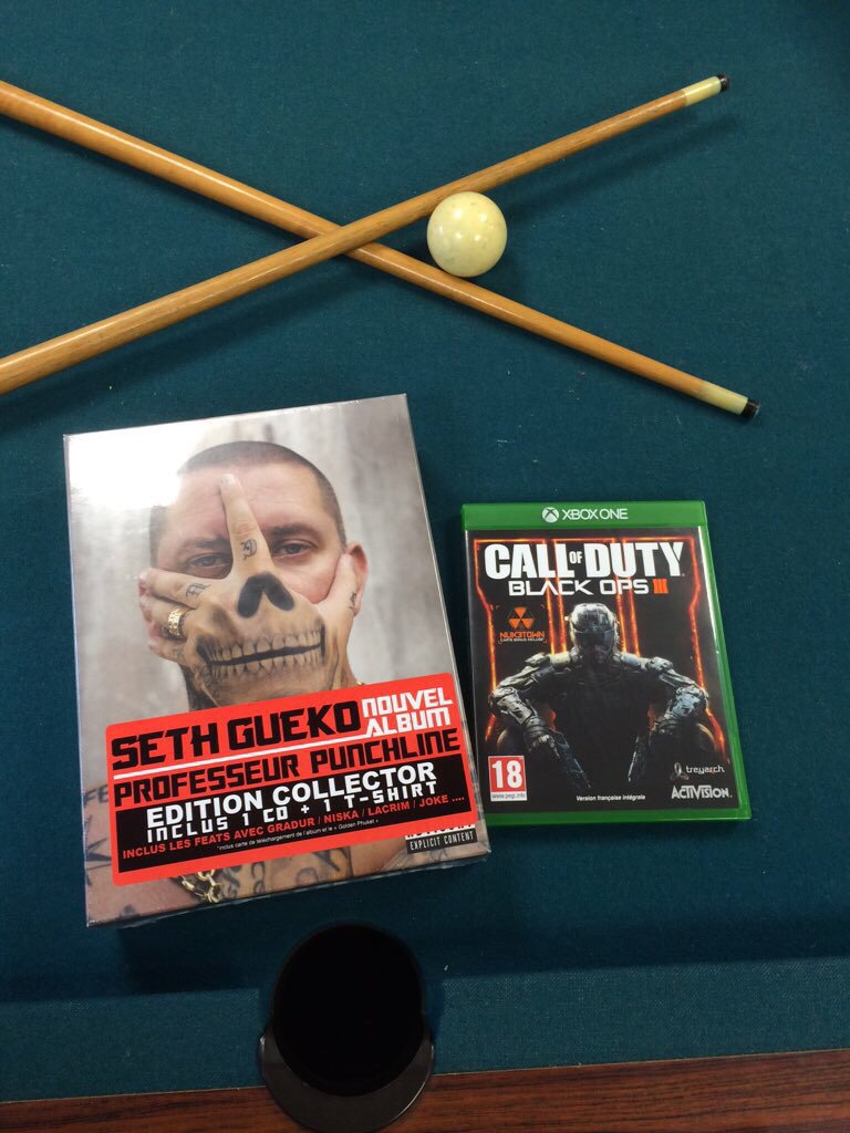 sethgueko's tweet image. Ecouter mon album #ProfesseurPunchline en jouant au dernier #CallofDutyBlackOps3 ca n' a pas de prix..,