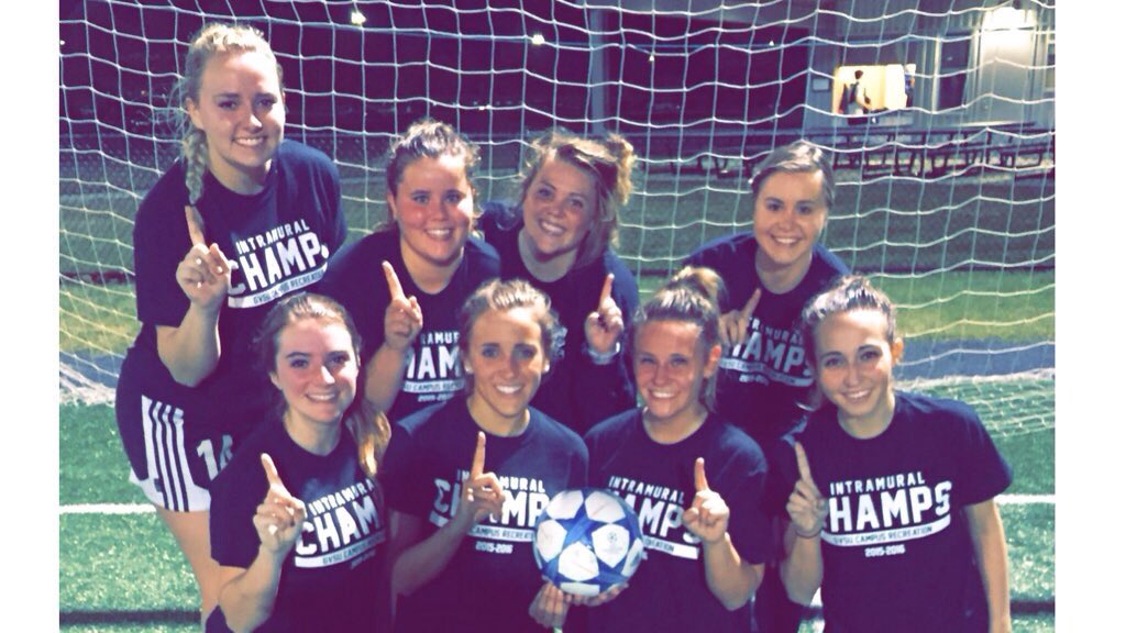 S/O to our girls intramural soccer team for SKillin' it up and winning the girls intramural soccer championship! ⚽️