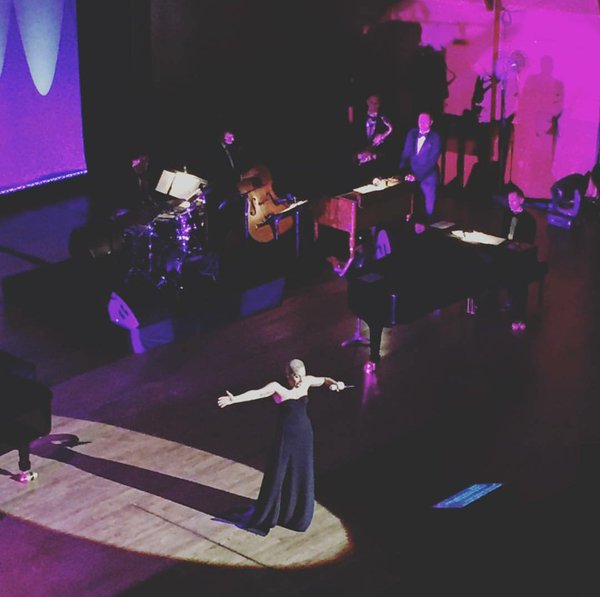 Apparently Lady Gaga is currently performing for Tony Bennett at Lincoln Center in New York.