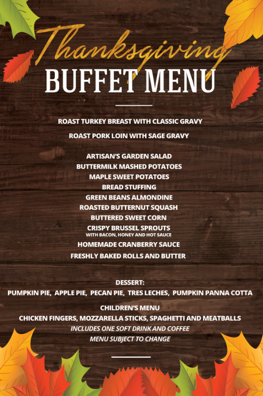 ArtisansTR's tweet photo. Here's the plan for Thanksgiving. Come let us take care of the cooking and cleanup for you! #thanksgiving2015 https://t.co/bEKPHkY6jY