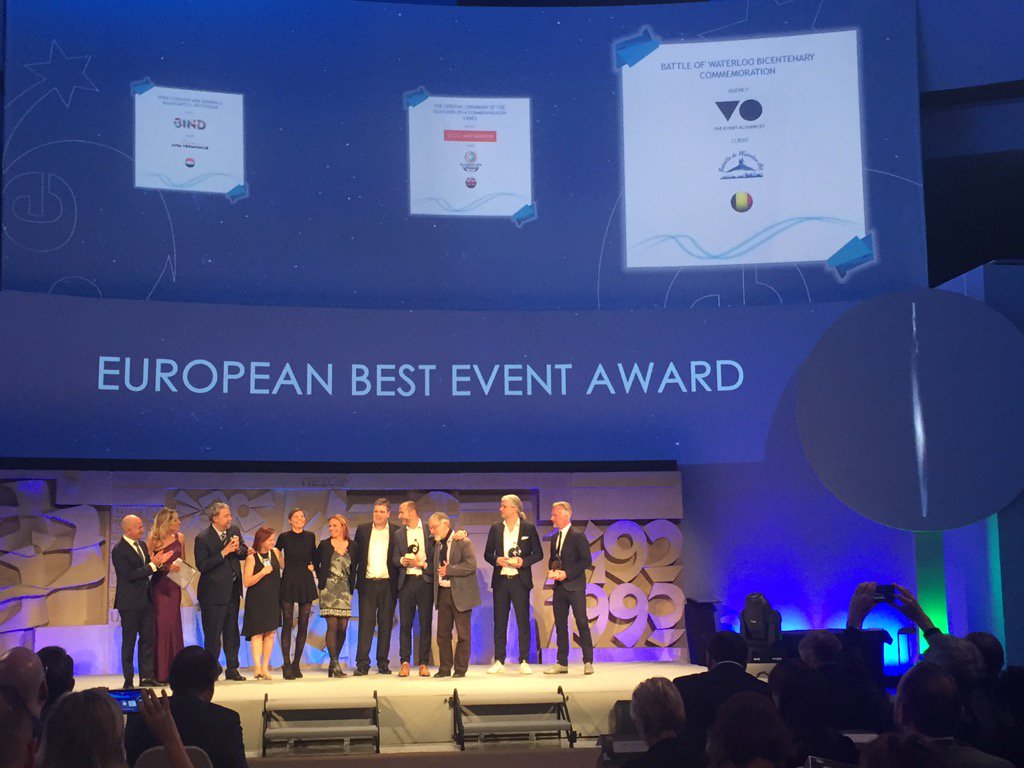 LLrousseau's tweet photo. #batailledeWaterloo grande gagnante des #EuBea2015 #eventprofs https://t.co/NNpCcID7Bn