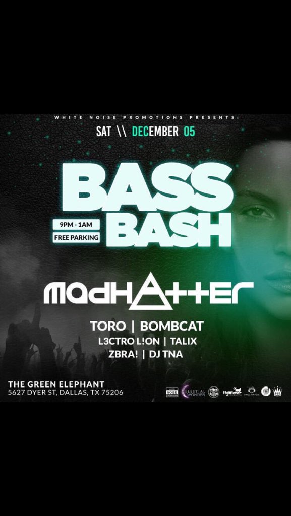 blayze_myer's tweet photo. if you're going to #BassBash hmu for tickets, I got them hard copies! it's gonna be lit! come rage with us 😎 https://t.co/aG1ILmb8IL