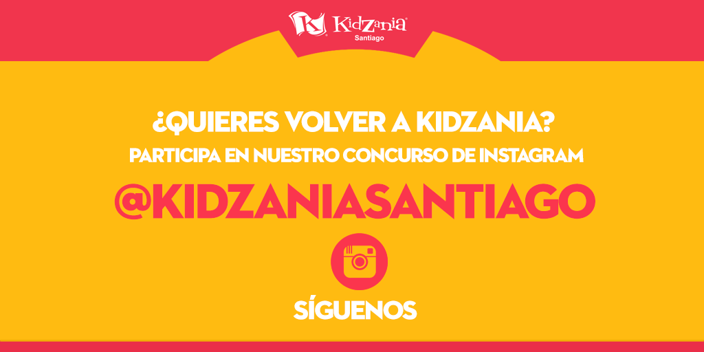 KidZaniaStgo's tweet photo. Para participar tienes que subir una foto de tu experiencia en KidZania utilizando el HT #KIDZAGRAM y siguiéndonos. https://t.co/tSXWH0aAm9