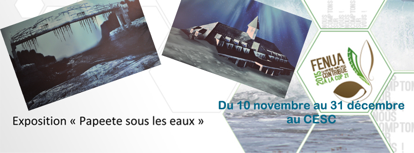 CESEC_PF's tweet photo. #Cop21 Exposition "Papeete sous les eaux" au CESC du 10 novembre au 31 décembre 2015. #Poly3D #Fenua2015 https://t.co/lZHEGtymWe