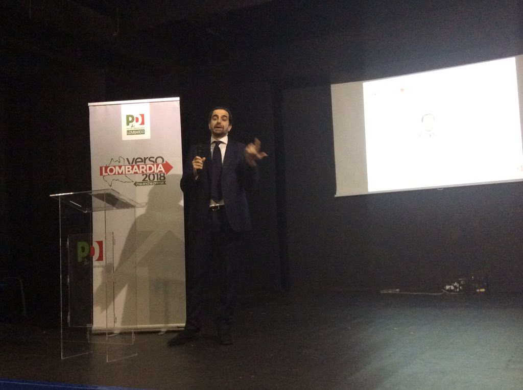 Stasera sono a proporvi una sfida fuori dalle istituzioni con la nostra comunità #lombardia2018 #ancheprima #brescia