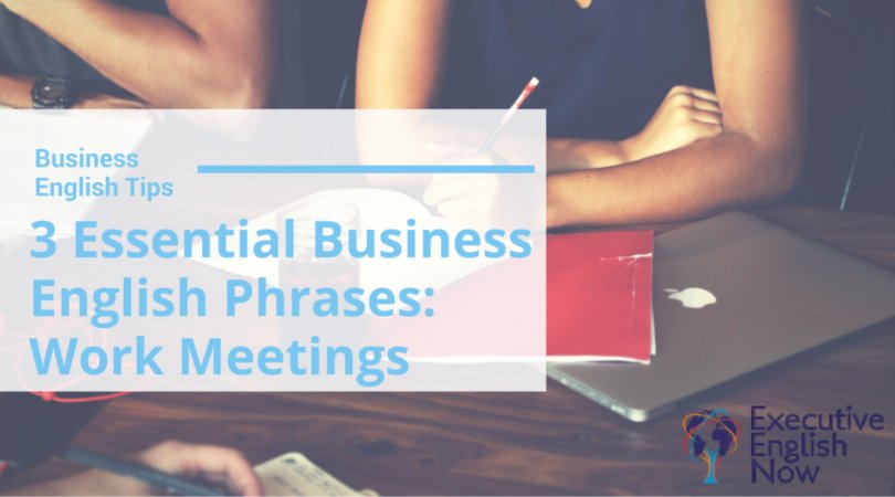 ExecutiveEngNow's tweet image. Need help with #BusinessEnglish ? Here are some work meeting phrases you need to know buff.ly/1H350fS
