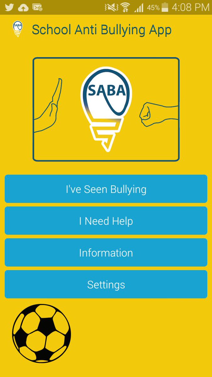 SabaApp's tweet photo. @SabaApp now beta testing version 3. Big thanks to all the team @coderus, let's all put a stop to Bullying https://t.co/CbeDrlZB58