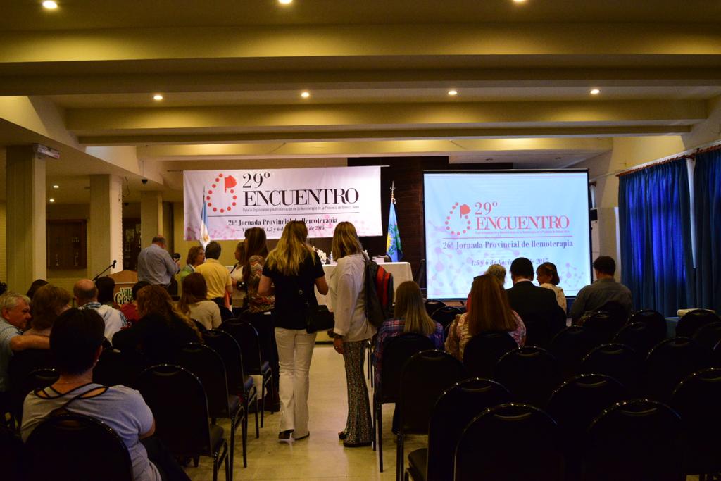 #VillaGesell cierre de las Jornadas de Hemoterapia con el Ministro de Salud Bonaerense Dr Alejandro Collia