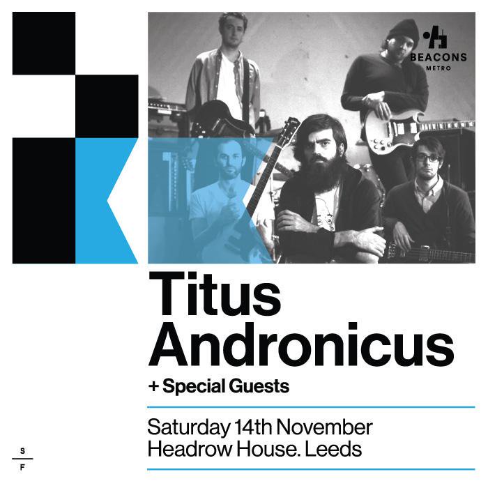 excited to announce that we're opening for <a href="/TitusAndronicus/">Titus Andronicus</a> next week at <a href="/headrowhouse/">Headrow House</a> <a href="/BEACONSFEST/">WORLD ISLAND</a>