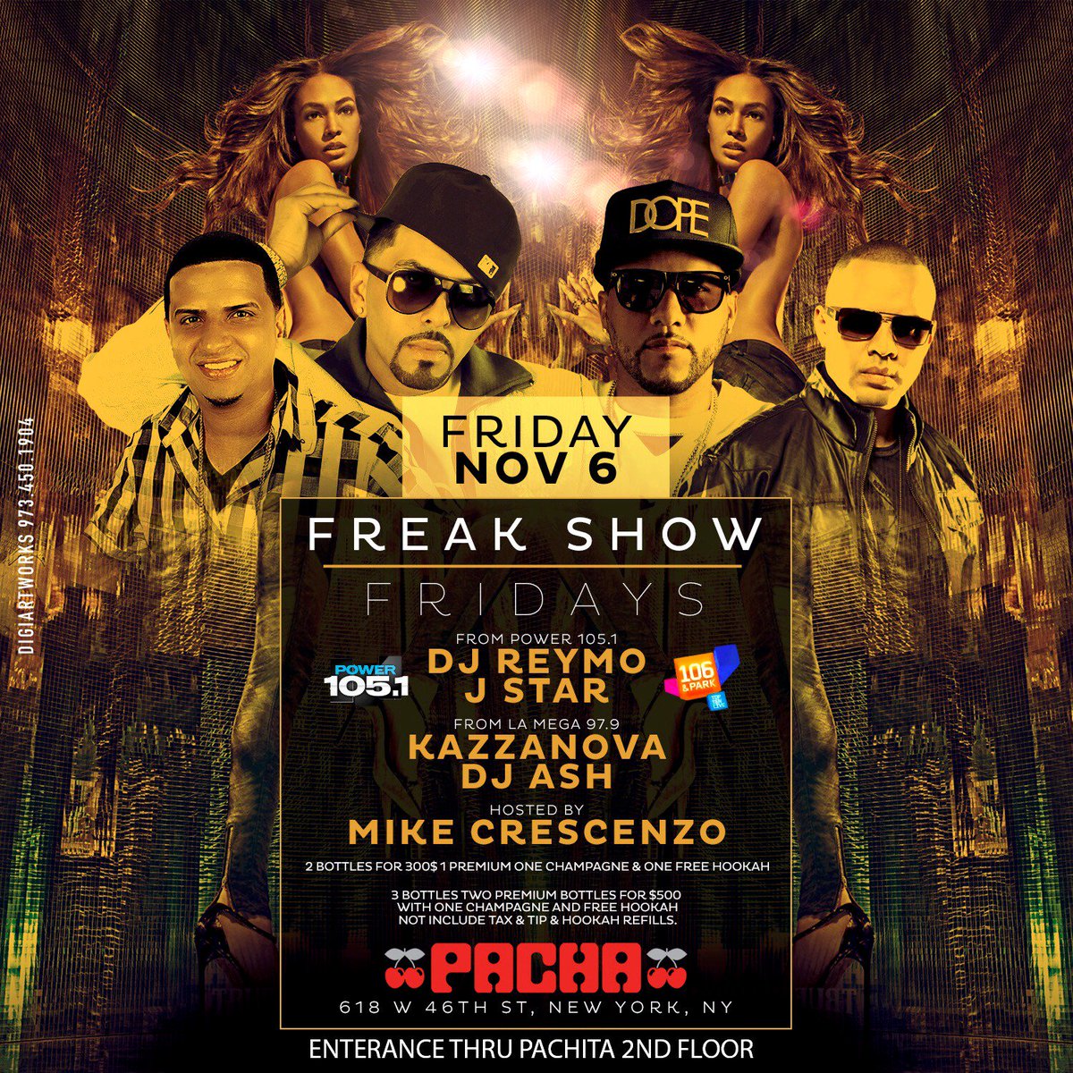 PartiesThisWeek's tweet image. Freak show fridays J Star, Reymo, ASH, Kazzanova